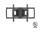 QualGear®UL Listed Heave Duty Full Motion TV Wall Mount for Most 60 100 Flat Panel and Curved TVs Black QG TM 092 BLK