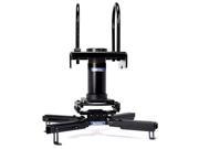 QualGear Pro AV Projector Mounting Kit Projector Mount with a Truss Ceiling Adapter and a 3 inch 1.5 Inch NPT Threaded Pipe in Black Projector Accessory