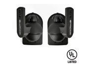 QualGear® UL Listed Universal Speaker Wall Mount for Most Speakers up to 3.5kg 7.7lbs Black