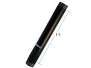 QualGear Pro AV 1.5 Inch NPT Threaded Pipe 1 Feet Length Projector Accessory Black QG PRO PM 1FT B