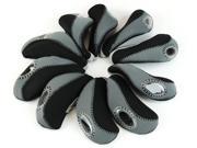 The Elixir Golf 10pcs Golf Iron Head Covers Neoprene Golf Cover Iron Covers NEW