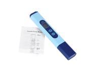 H10128 Digital LCD EC Conductivity Meter Water Quality Tester Model Pen 0 9999 µs cm Blue
