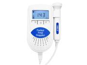 2PCS LOT Pocket fetal Doppler Baby Heart Rate Monitor Prenatal Fetal Detector 3MHz Probe Built in Speaker Health Monitors Sonoline B