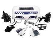 AH 805D Massage Relaxation Ion Cleanse Detoxify Machine Dual Screen Display with Two Pairs Massager Slippers and Aluminum Box