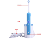 Intelligent rotation electric toothbrush tooth brush Inductive charging washable More effective cleaning Dental Care with 2 Brush Heads
