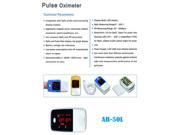 AH 50L best portable pulse oximeter LED display hanging rope