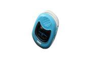 CMS50QB Color OLED Pediatric Fingertip Blood Oxygen Pulse Rate Oximeter Monitor Rechargeable Batteries Blue