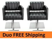 DUO Salon Styling Chair 2 DRAPER for Beauty Salon Furniture