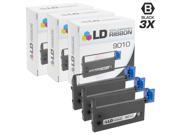 LD © Compatible Brother 9010 Set of 3 Black Printer Ribbon Cartridges