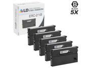 LD © Compatible Epson ERC 21 Set of 5 Black Printer Ribbons