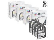 LD © Compatible Panasonic KX P155 Set of 4 Black Ribbon Cartridges