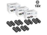 LD © Compatible Decision Data 360231 01 Set of 18 Black Printer Ribbon Cartridges