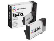 LD © Remanufactured Replacement Ink Cartridge for Hewlett Packard CB322WN HP 564XL 564 High Yield Photo Black Shows Accurate Ink Levels