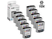 LD© Remanufactured Replacement Ink Cartridge Set of 10 for HP 940XL Includes 10 Black C9406AN for use in HP OfficeJet Pro 8000 8500 8500 Wireless 8500A 850