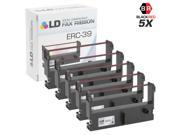 LD © Compatible Epson ERC 39 Set of 5 Black and Red Printer Ribbon Cartridges