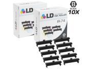 LD © Compatible Porelon IR 74 Set of 10 Black Ink Roller Cartridges