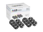 LD © Compatible Printronix 107675 001 Set of 6 Black Printer Ribbon Cartridges