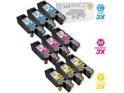 LD © Compatible Replacements for Dell Color Laser C1660w Set of 6 Laser Toner Cartridges Includes 2 332 0400 Cyan 2 332 0401 Magenta and 2 332 0402 Yellow