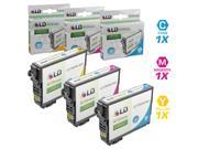LD© Epson Remanufactured T200XL Set of 3 High Yield Ink Cartridges Includes 1 Cyan T200XL220 1 Magenta T200XL320 1 Yellow T200XL420 for use in Epson XP 200