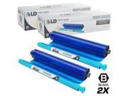 LD © Compatible Replacements for Panasonic KX FA93 Set of 2 Black Fax Refill Rolls for use in Panasonic KX FHD331 KX FHD332 KX FHD335 and KX FHD351 Printers