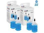 LD © Compatible Replacement for Pitney Bowes 608 0 Set of Four 64oz Sealing Solution Bottles