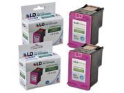 LD © Remanufactured Replacement Ink Cartridges for Hewlett Packard CH564WN HP 61XL 61 High Yield Tri Color 2 Pack