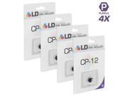 LD © Compatible Sharp CP 12 Set of 4 Purple Ink Roller Cartridges