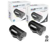 LD © Compatible Dell 593 BBMF Set of 2 High Yield Black Laser Toner Cartridges for Dell S2810DN H815DW S2815DN