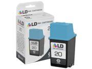 LD © Remanufactured Replacement for Hewlett Packard C6614DN HP 20 Black Inkjet Cartridge for use in HP Apollo Deskjet FAX Printers