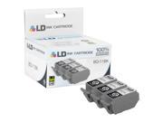 LD © Canon BCI11Bk BCI11 Black Set of 3 Compatible Inkjet Cartridge