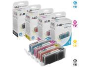 LD © Compatible Canon CLI 271XL 4PK High Yield Ink Cartridges 1 0336C001 Black 1 0337C001 Cyan 1 0338C001 Magenta and 1 0339C001 Yellow