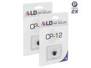 LD © Compatible Sharp CP 12 Set of 2 Purple Ink Roller Cartridges