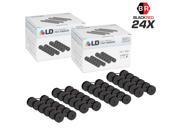 LD © Compatible Adler T6 77BR Set of 24 Black and Red Printer Ribbons