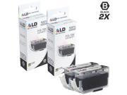 LD © Compatible Canon PGI 7BK Set of 2 Black Ink Cartridges for iX7000 MX7600
