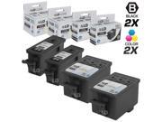 LD Compatible Replacement for Kodak 30XL 30 4 Pk HY Ink Cartridges Includes 2 1550532 Black 2 1341080 Color for use in ESP C110 C310 C315 Office 2150 Of