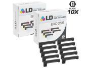 LD © Compatible Epson ERC 05B Set of 10 Black Printer Ribbon Cartridges