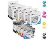 LD © Compatible Brother LC10E Set of 4 Ink Cartridges 1 LC10EBK Black 1 LC10EC Cyan 1 LC10EM Magenta and 1 LC10EY Yellow for MFC J6925DW
