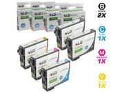 LD Epson Remanufactured T200XL / T200 Set of 5 High Yield Ink Cartridges: Includes 2 Black T200XL120, 1 Cyan T200XL220, 1 Magenta T200XL320, & 1 Yellow T200XL42 LD Epson Remanufactured T200XL / T200 Set of 5 High Yield Ink Cartridges: Includes 2 Black T200XL120, 1 Cyan T200XL220, 1 Magenta T200XL320, & 1 Yellow T200XL42