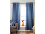 Blue Ring Grommet Top 90% blackout Curtain Drape Panel 60W x 108L Piece