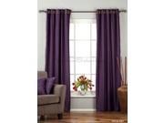 Purple Ring Grommet Top Velvet Curtain Drape Panel 43W x 108L Piece
