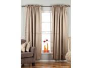 Brownish Gray Rod Pocket 90% blackout Curtain Drape Panel 50W x 120L Piece
