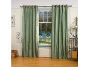 Olive Green Ring Grommet Top Velvet Curtain Drape Panel 43W x 63L Piece