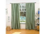 Olive Green Tab Top Velvet Curtain Drape Panel 60W x 84L Piece