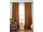 Brown Ring Top Matka Raw Silk Cafe Curtain / Drape - 43W x 36L - Piece Brown Ring Top Matka Raw Silk Cafe Curtain / Drape - 43W x 36L - Piece