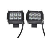 KAWELL® 2 Pack 18W 4 CREE LED for ATV Jeep boat suv truck car atvs light Off Road Waterproof Led Spot Work Light Ship from US 5 7Days