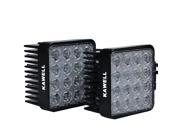 KAWELL® 2 Pack 48W 4.3 LED for ATV Jeep boat suv truck car atvs light Off Road Waterproof Led Spot Work Light Ship from US 5 7Days