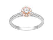 10k White Gold 1 2ct TDW Diamond Fashion Engagement Ring H I I2