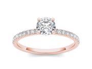 14k Rose Gold 1 1 4ct TDW Diamond Solitaire Engagement Ring H I I2