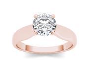 14k Rose Gold 3 4ct TDW Diamond Solitaire Engagement Ring H I I2