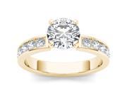 14k Yellow Gold 1 1 2ct TDW Diamond Solitaire Engagement Ring H I I2